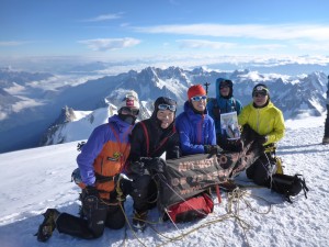 Monte blanc summit